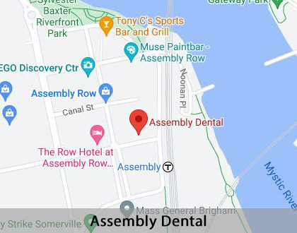 Map image for CEREC® Dentist in Somerville, MA